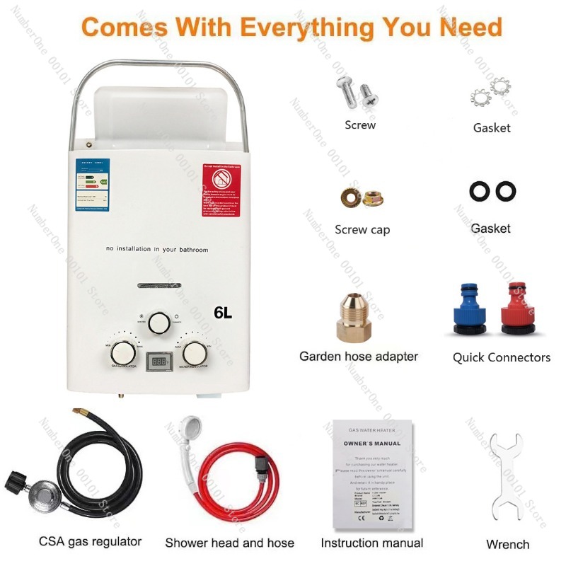 Chauffe-eau instantané au prop - Outdoor Camping Water Heater avis et prix