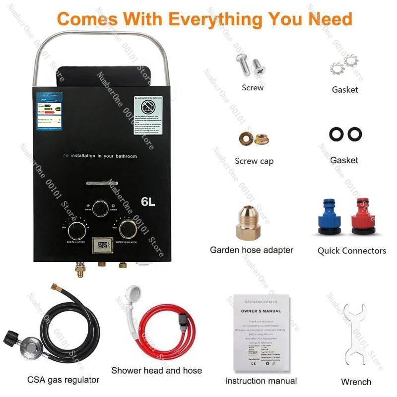 Chauffe-eau instantané au prop - Outdoor Camping Water Heater avis et prix