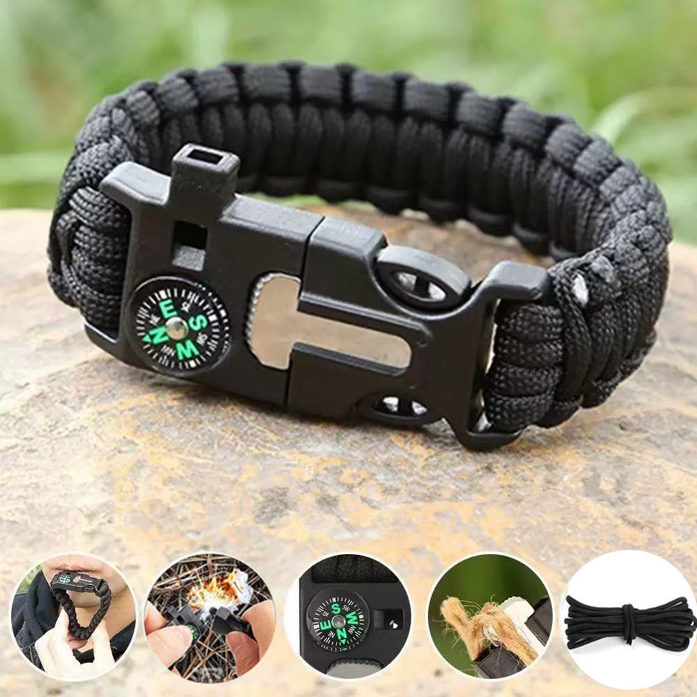 Bracelet boussole cinq en un a - Fire Starter Flint avis et prix