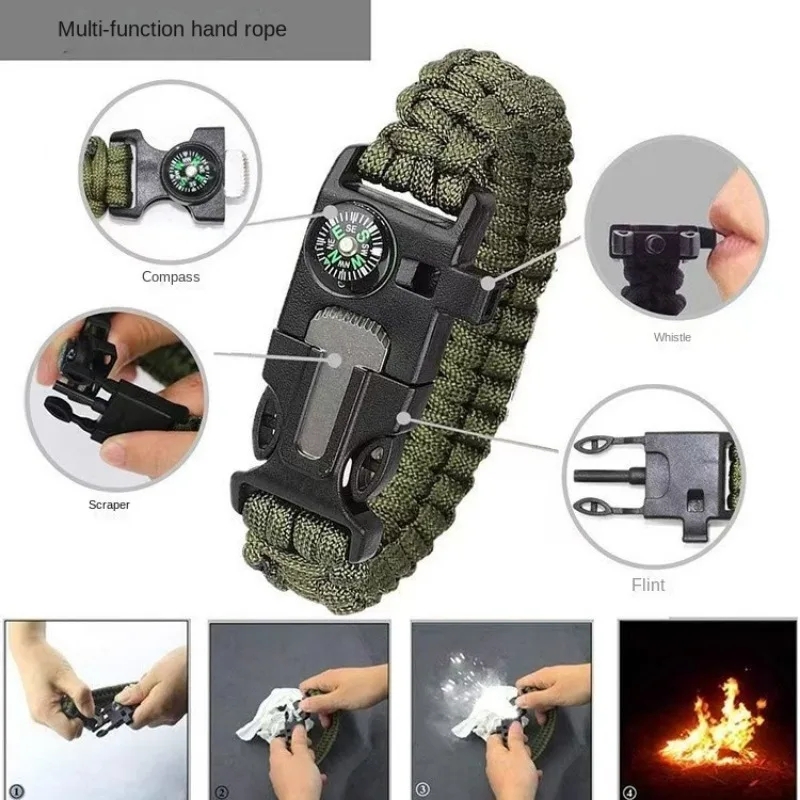 Bracelet boussole cinq en un a - Fire Starter Flint avis et prix