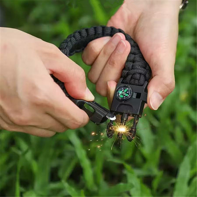 Bracelet boussole cinq en un a - Fire Starter Flint avis et prix