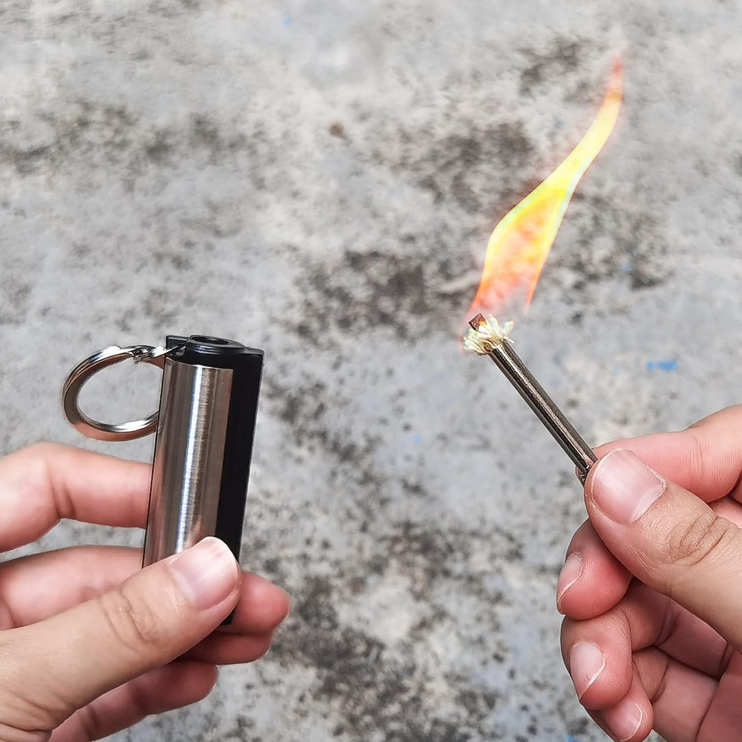 Ensemble de silex de magnésium - Fire Starter Flint avis et prix