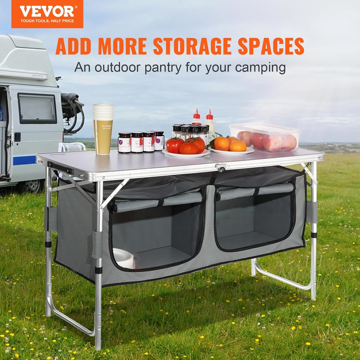 Station de cuisine de camping, - Outdoor Camping Kitchen Setup avis et prix