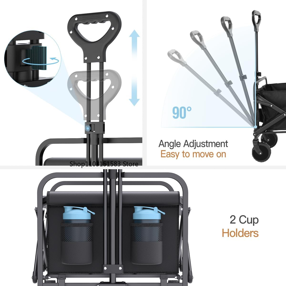 Chariot pliant extra long, cha - Outdoor Camping Van avis et prix