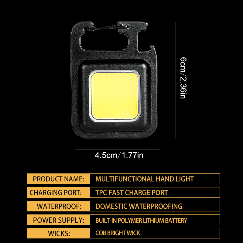 Lampe de poche MINI COB à clé, - Outdoor Camping Accessories avis et prix