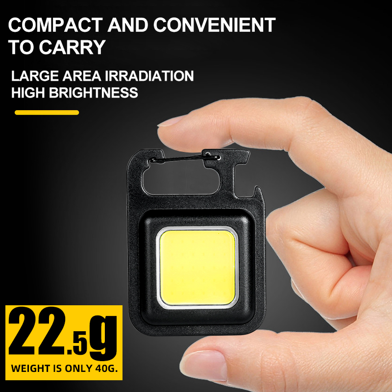 Lampe de poche MINI COB à clé, - Outdoor Camping Accessories avis et prix