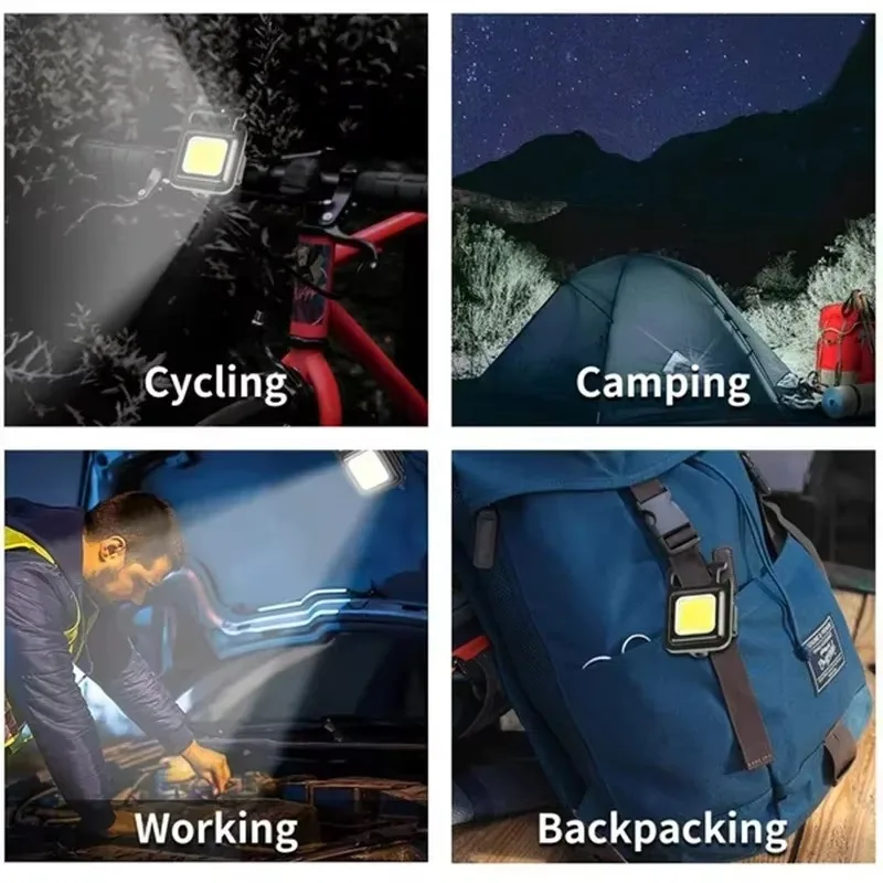 Lampe de poche MINI COB à clé, - Outdoor Camping Accessories avis et prix
