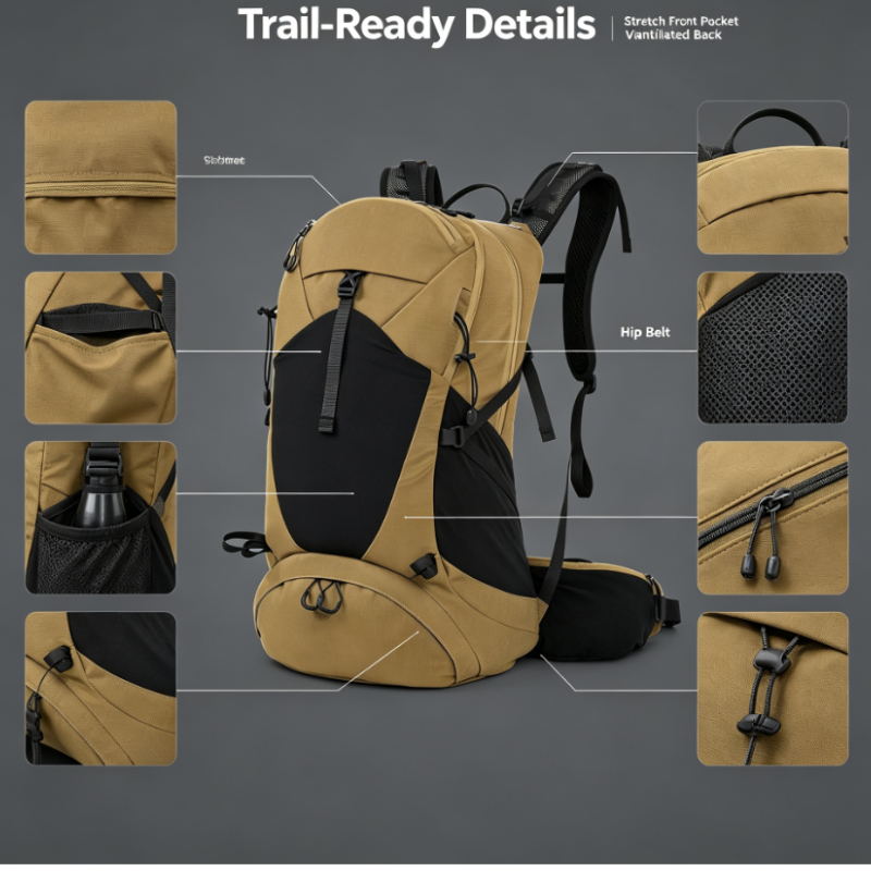 Grand sac à dos de randonnée i - Outdoor Camping Backpack avis et prix