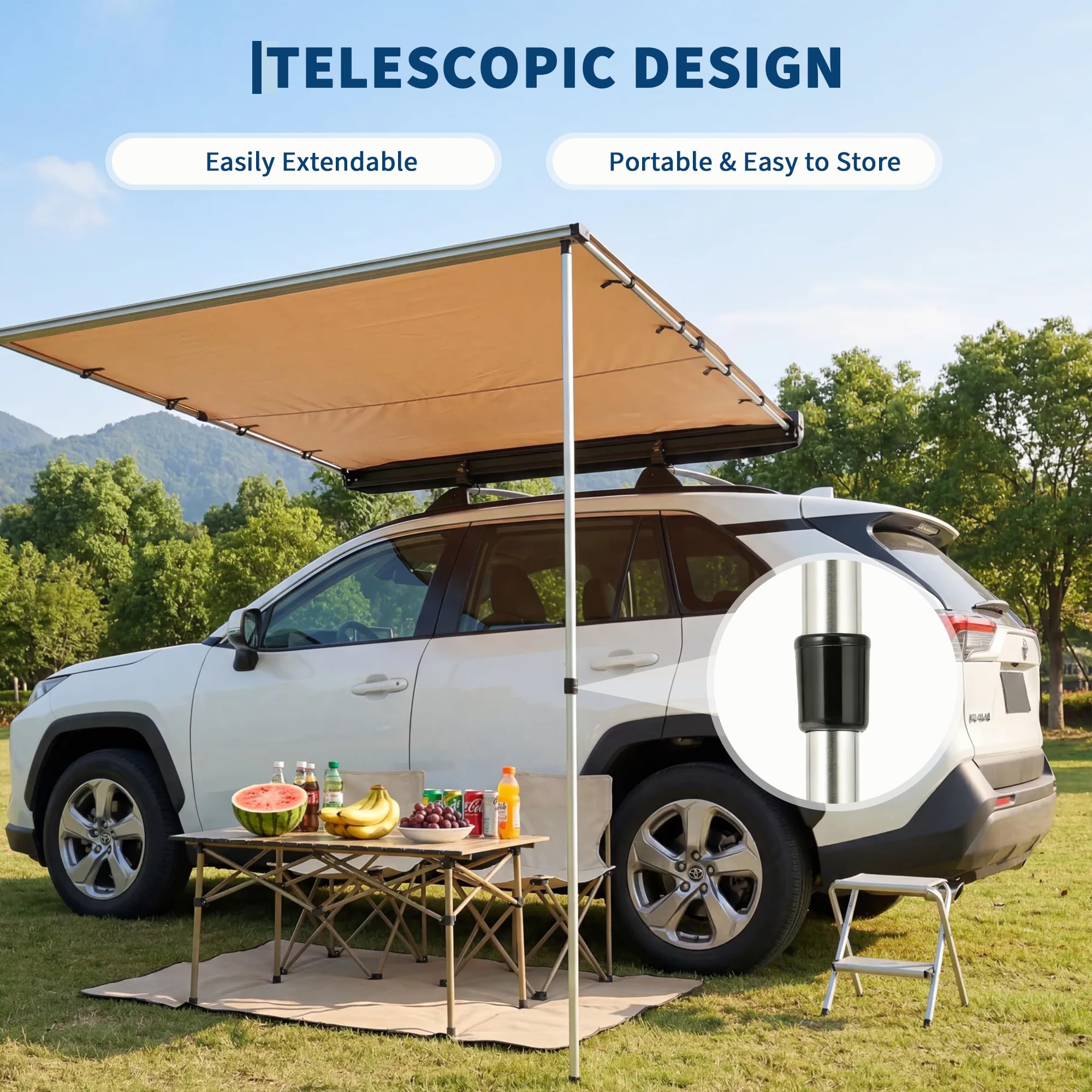 Auvent de toit pour SUV, camio - Outdoor Camping Van avis et prix