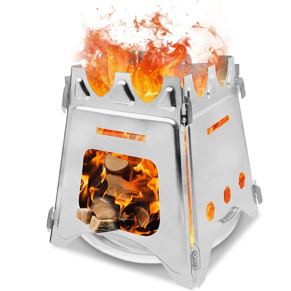 Poêle à bois de camping portab - Outdoor Camping Stove Wood avis et prix